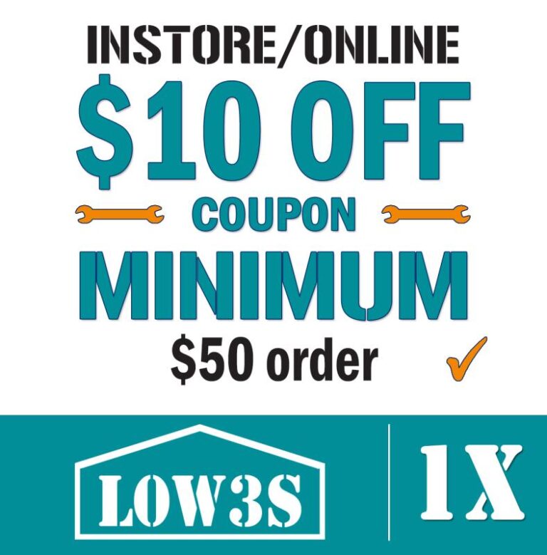 Buy one 10 off 50 Lowes Coupon. Fast Email Delivery Guaranteed!