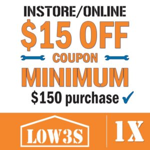 Lowes Coupon $115 off $150