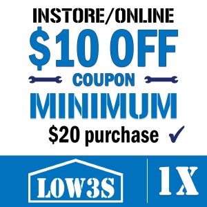 lowes 10 off 20 Coupon